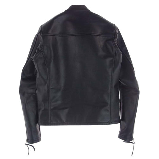 KADOYA カドヤ TSR-H History ヒストリー 別注 牛革 カウハイド ハードステア レザー シングル ライダース ブラック系 M【美品】【中古】