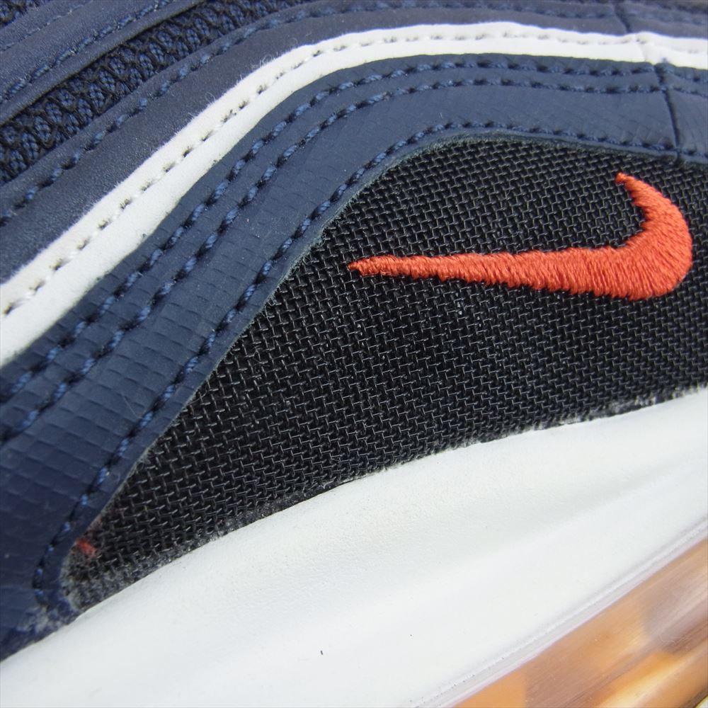 NIKE ナイキ 921826-403 AIR MAX 97 エアマックス MIDNIGHTNAVY HABANERO RED ミッドナイトネイビー ハバネロレッド スニーカー ネイビー系 レッド系 30cm【中古】