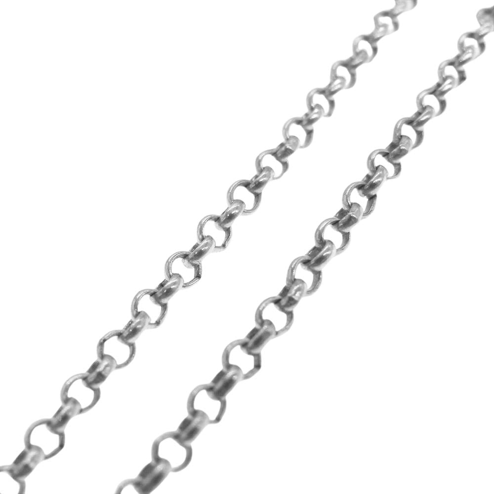 CHROME HEARTS クロムハーツ(原本無) オールド品 Roll Chain 18inch ロール チェーン 18インチ シルバー系 18インチ【中古】