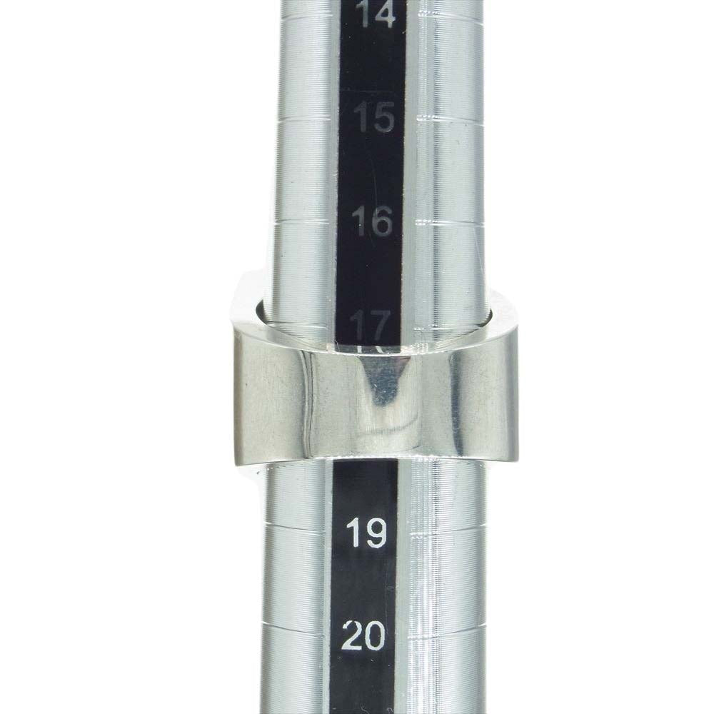CHROME HEARTS クロムハーツ(原本無) レターブロック BSフレア リング シルバー系 18号【中古】