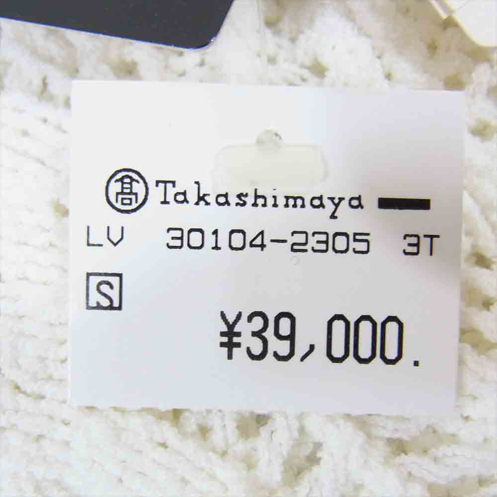 LANVIN ランバン U3T1635 レーヨン混 ノースリーブ レース ニット ホワイト系 F【美品】【中古】