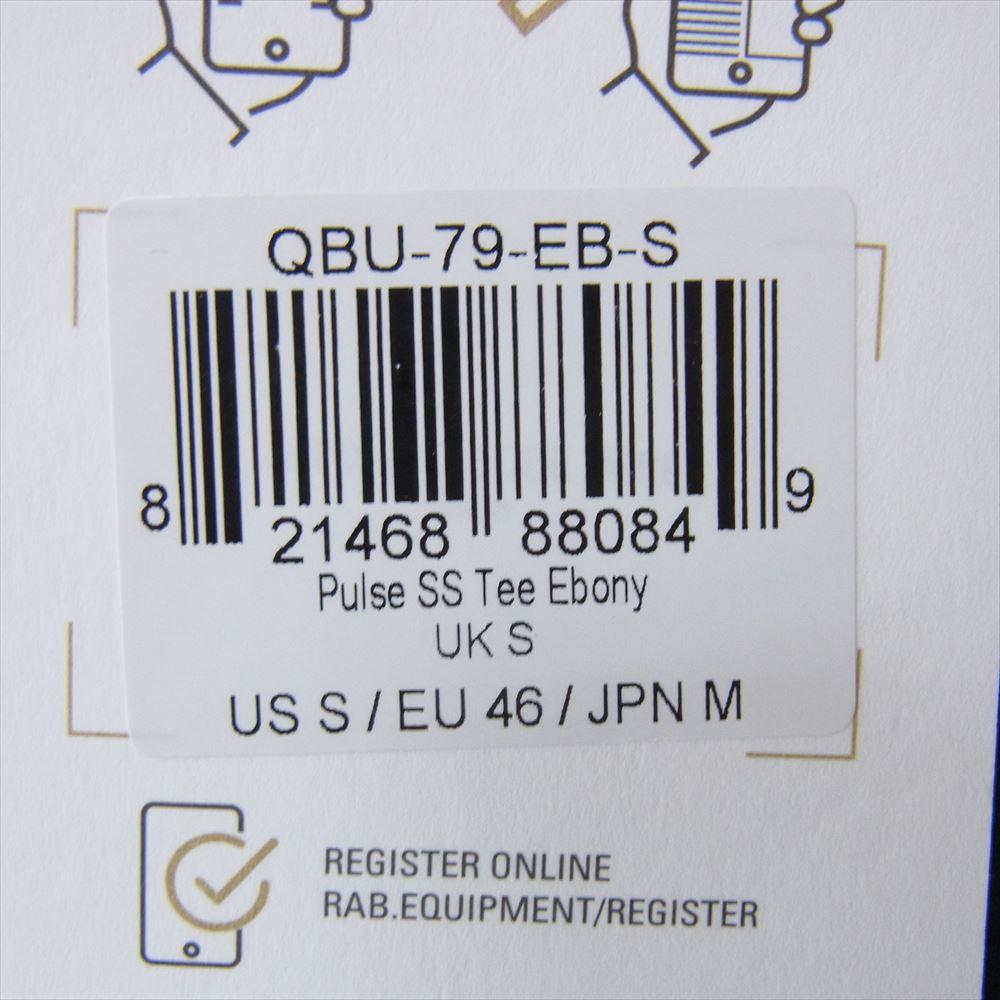 ラブ QBU-79-EB-S Pulse SS Tee 半袖 カットソー Tシャツ ネイビー系 M【中古】