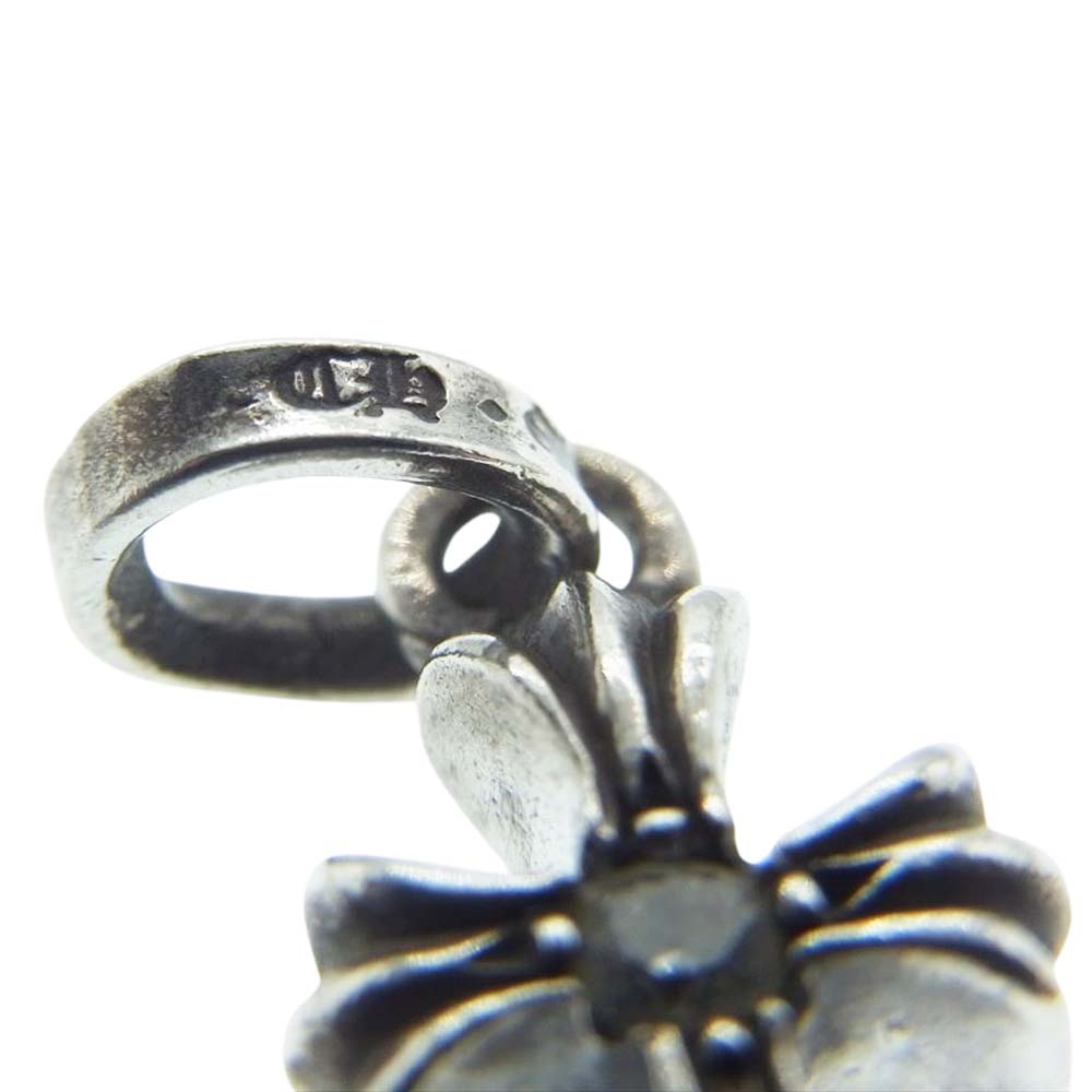 CHROME HEARTS クロムハーツ(原本有) ベイビーファット チャーム 両面1ダイヤ ペンダントトップ【中古】