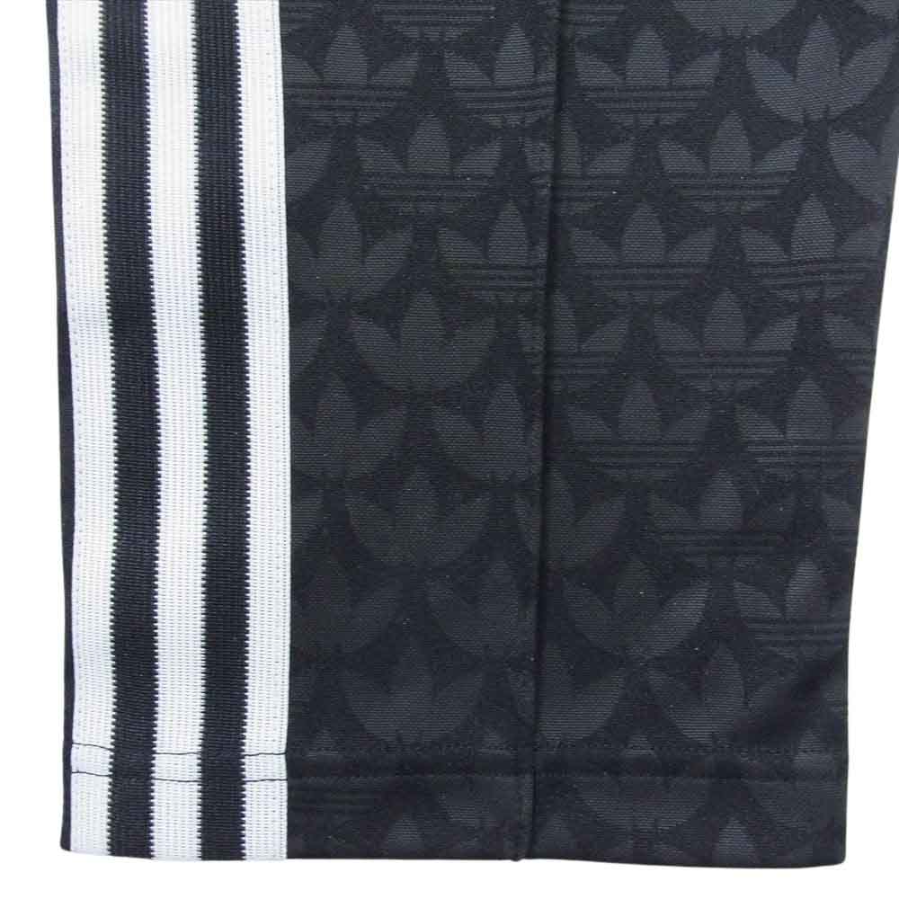 adidas アディダス IP6985 Originals オリジナルス トラックパンツ モノグラム 総柄 ジャージ ブラック系 2XL【極上美品】【中古】