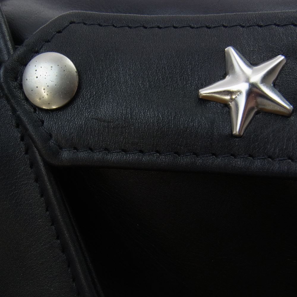 schott ショット 7164 613UST VINTAGE ONESTAR ワンスター ダブルライダース ジャケット TALL ブラック系 34【美品】【中古】