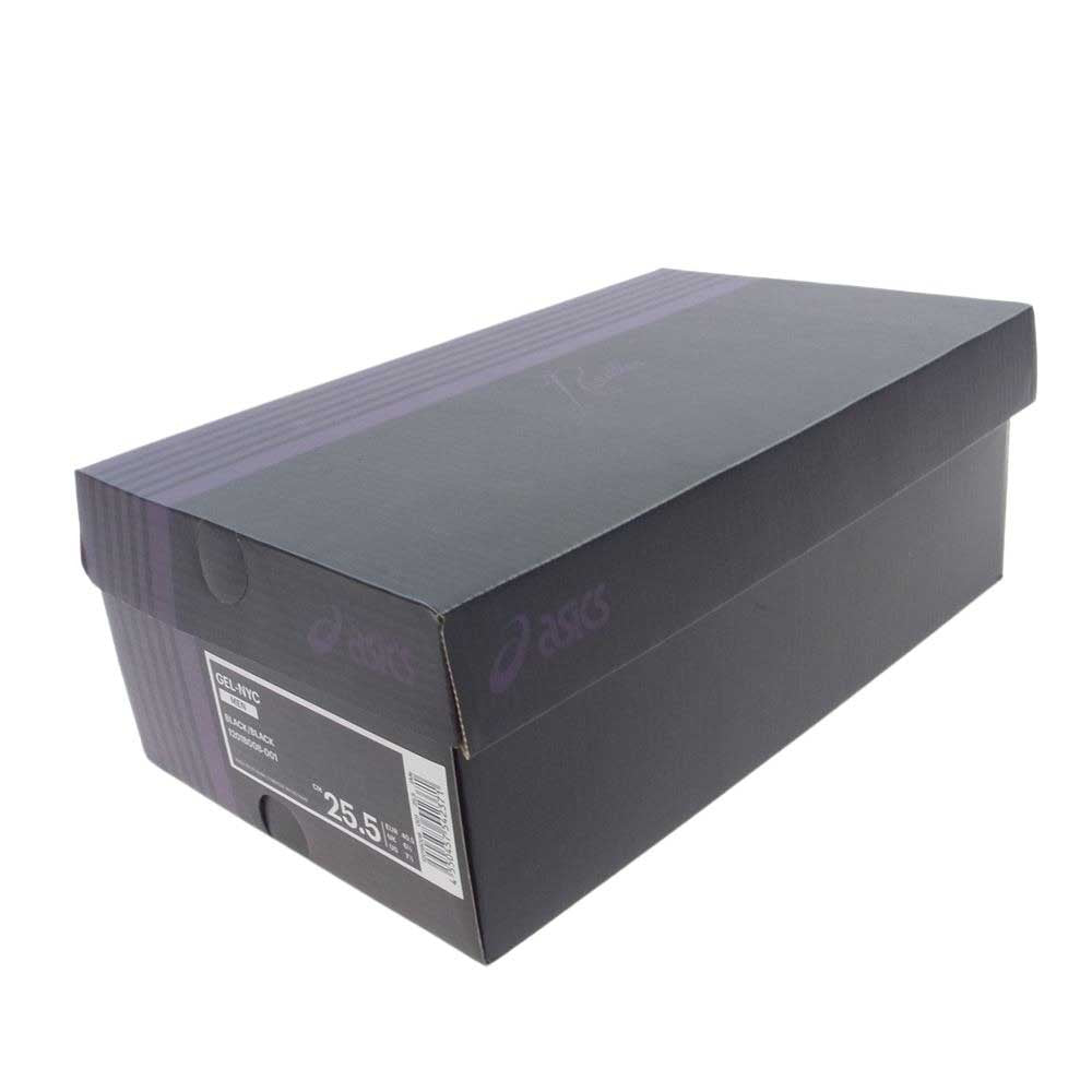 Needles ニードルス 1201B008-001 × ASICS アシックス GEL-NYC ゲル NYC スニーカー ブラック系 パープル系 25.5cm【極上美品】【中古】