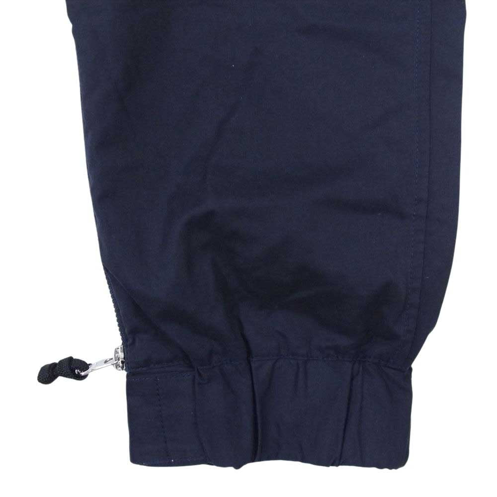 NUMBER(N)INE ナンバーナイン エンブレムワッペン付き 裾ジップ パラシュート パンツ ネイビー系 4【中古】