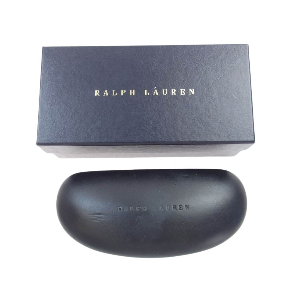 RALPH LAUREN ラルフローレン 8084-A イタリア製 サングラス ブラック系 ライトブラウン系 ブラウン系 55□21【中古】