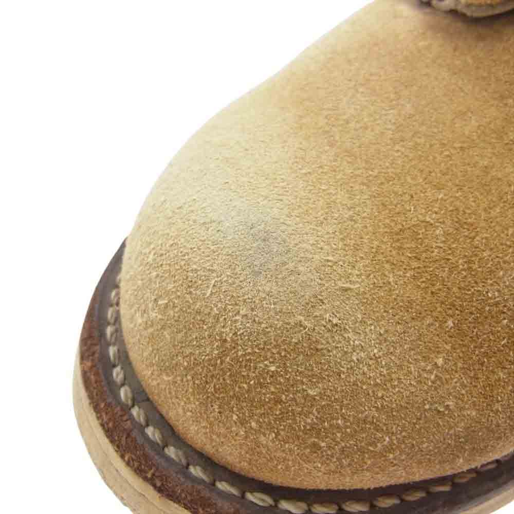 RED WING レッドウィング 8167 犬タグ スエード アイリッシュセッター タン ラフアウト プレーン ブーツ ベージュ系 8.5【中古】