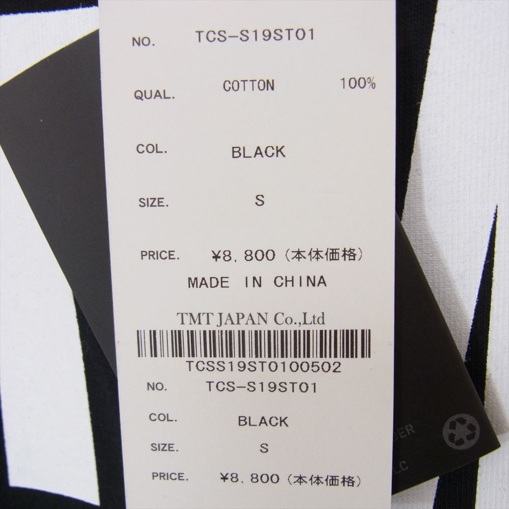 TMT ティーエムティー TCS-S19ST01 STARTER BLACK LABEL COLLABORATION スターター 半袖 Tシャツ ブラック系 S【新古品】【未使用】【中古】