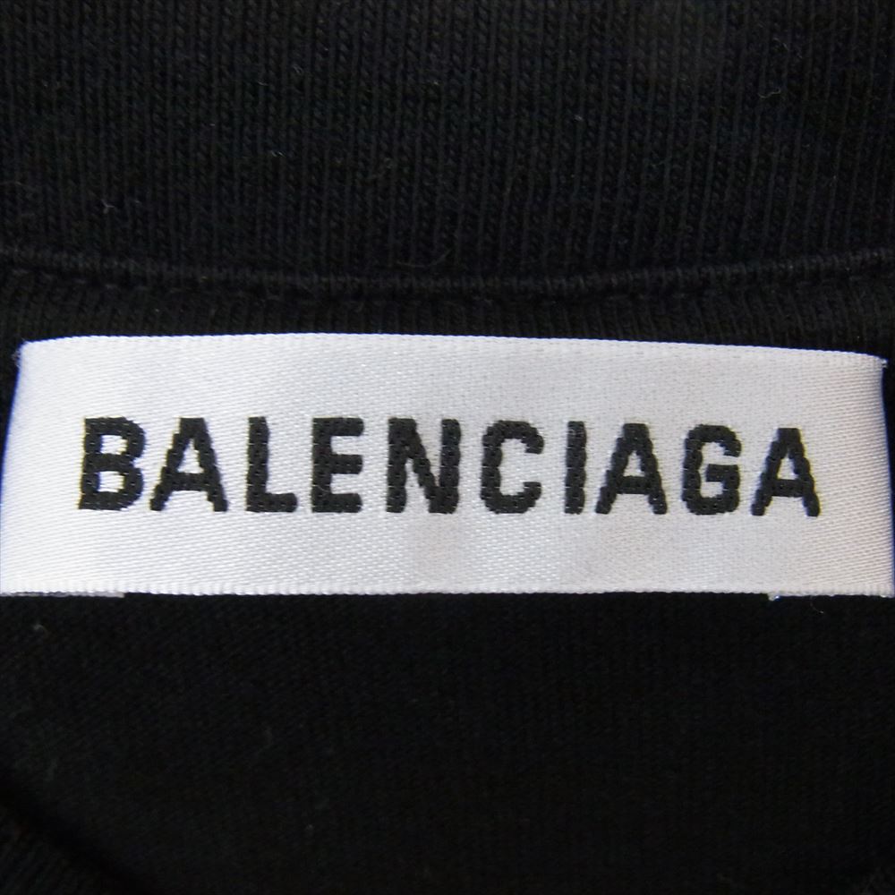 BALENCIAGA バレンシアガ 20SS 620941 TIV54 ニューコピーライト ロゴ プリント 半袖 Tシャツ ブラック系 S【中古】