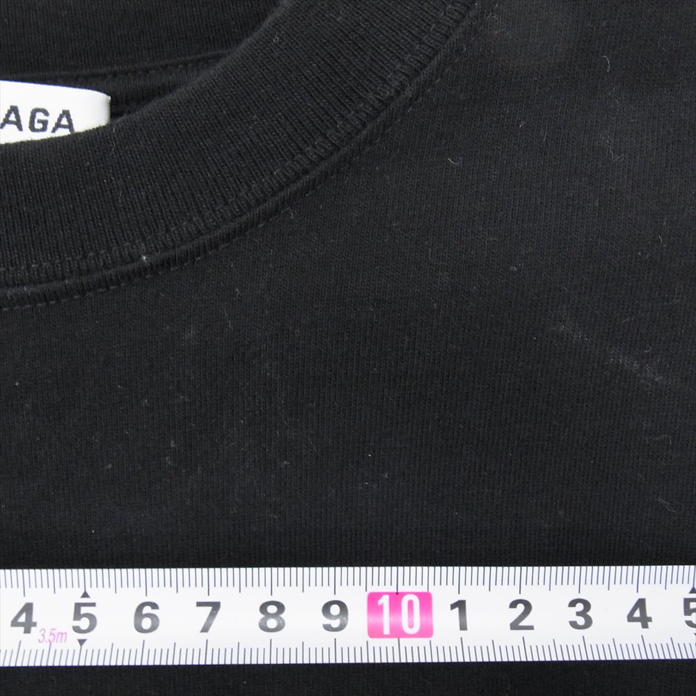 BALENCIAGA バレンシアガ 20SS 620941 TIV54 ニューコピーライト ロゴ プリント 半袖 Tシャツ ブラック系 S【中古】