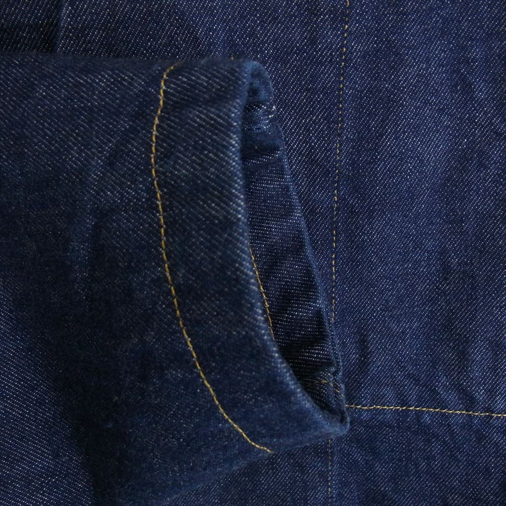 MAISON MARGIELA メゾンマルジェラ 18AW S50BN0353 S30561 Cardi Jacket Denim ノーカラー デニム ジャケット インディゴブルー系 44【中古】
