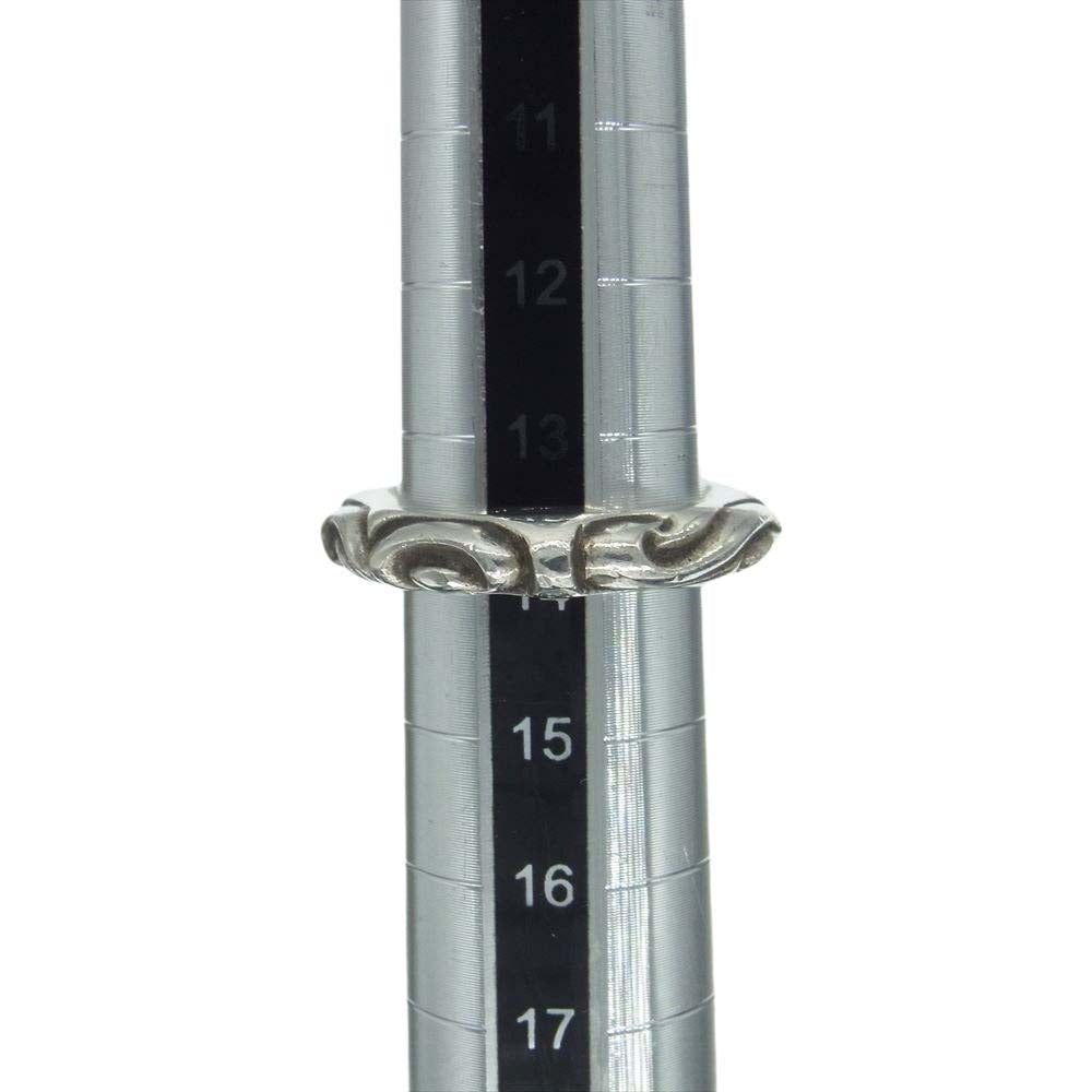 CHROME HEARTS クロムハーツ(原本無) SCRL BAND スクロール バンド リング シルバー系 14号【中古】