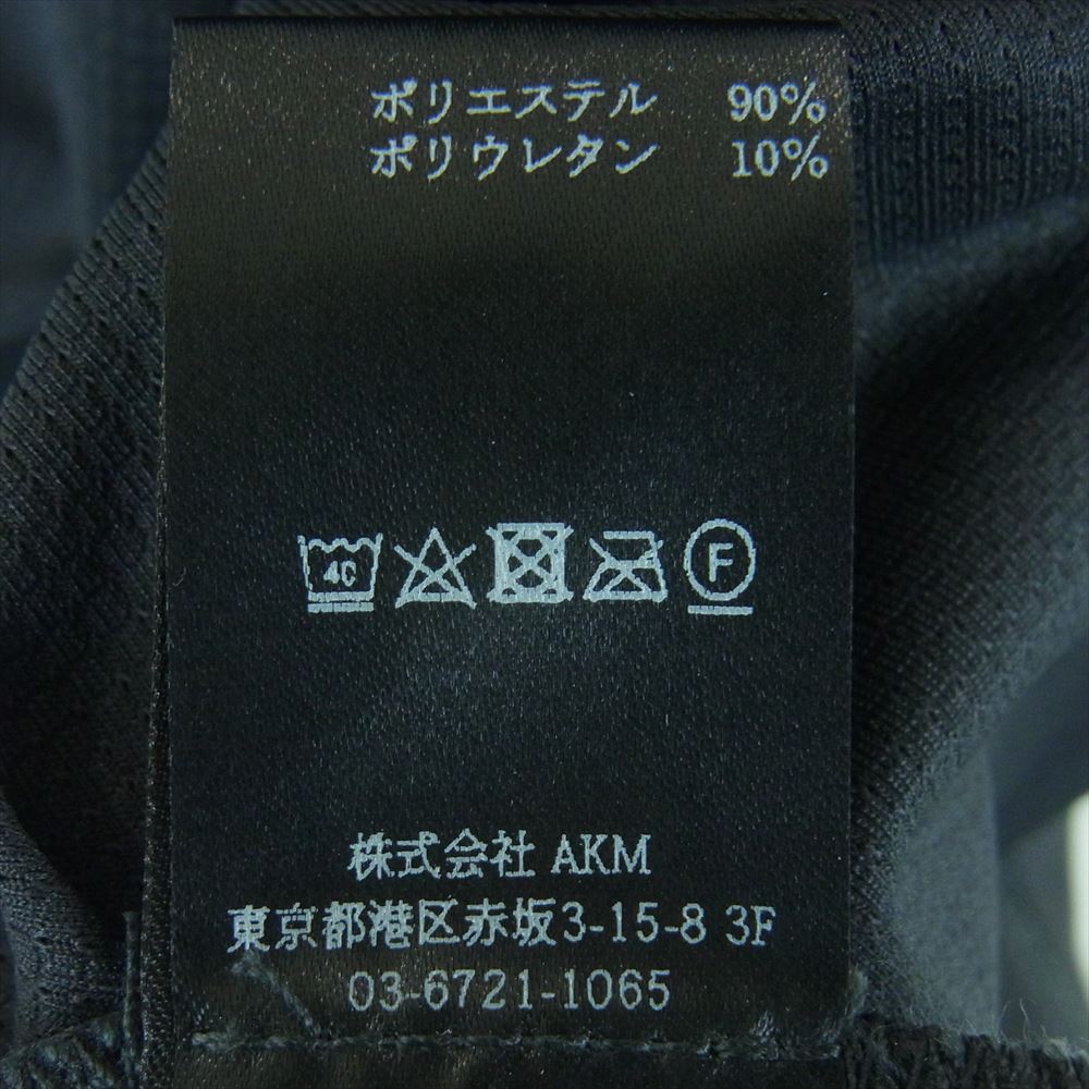 1piu1uguale3 ウノピュウノウグァーレトレ GRT093 POE334 GOLF ゴルフ CHEST SWITCHED S/S MOCK 折り鶴ロゴワッペン モックネック 半袖 カットソー Tシャツ マルチカラー系 グレー系 ダークグレー系 4 Ⅳ【中古】