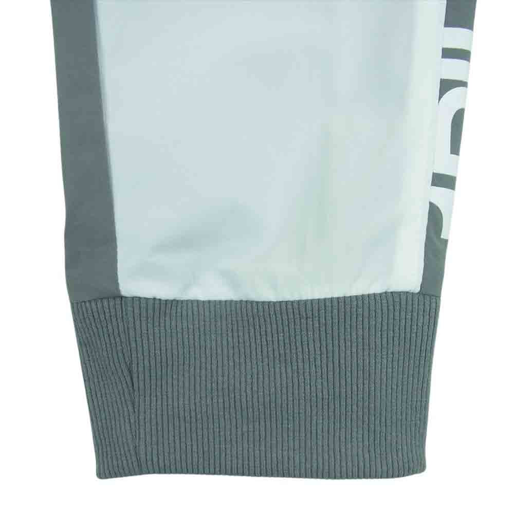 1piu1uguale3 ウノピュウノウグァーレトレ GRP094 POE395 CRAZY RIB PANTS ロゴプリント クレイジーパターン リブ イージー パンツ グレー系 ホワイト系 ライトグレー系 4 Ⅳ【中古】