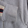 GUCCI グッチ 17AW 497250 Technical Zip up Sweatshirts テクニカル ジップアップ スウェットシャツ サイドライン ロゴ パーカー フーディー グレー系 S【中古】