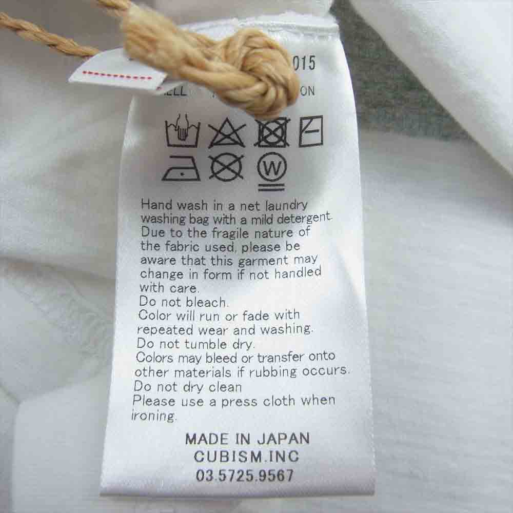 VISVIM ビズビム 22SS 0220905010015 ICT WIDE TEE S/S ワイド プリント Tシャツ 半袖 ホワイト系 5【極上美品】【中古】
