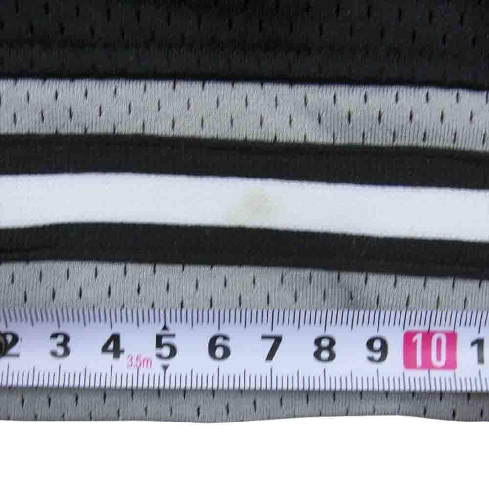 サプール MESH BASKET SHORTS メッシュ バスケットボール ロゴ ショーツ ハーフパンツ ブラック系 L【中古】