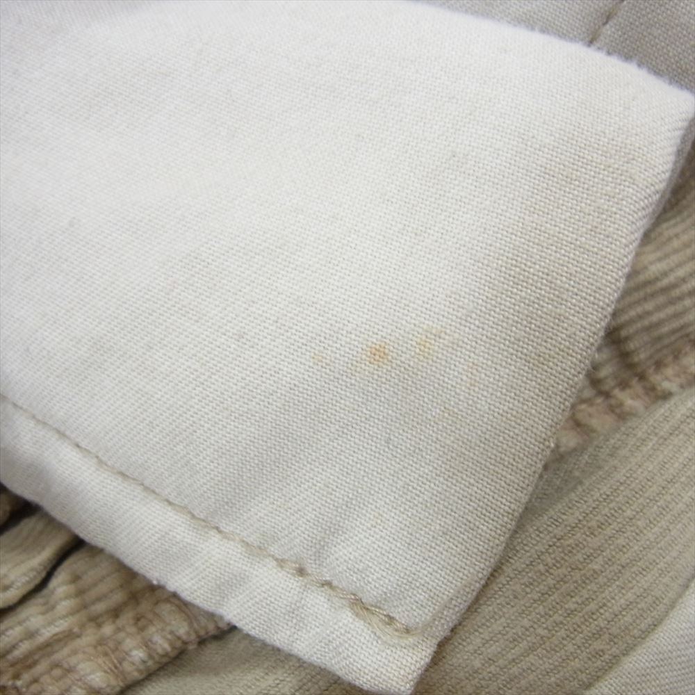 MAISON MARTIN MARGIELA メゾンマルタンマルジェラ 10ライン アーティザナル 再構築 コーデュロイパンツ ベージュ系 M【中古】