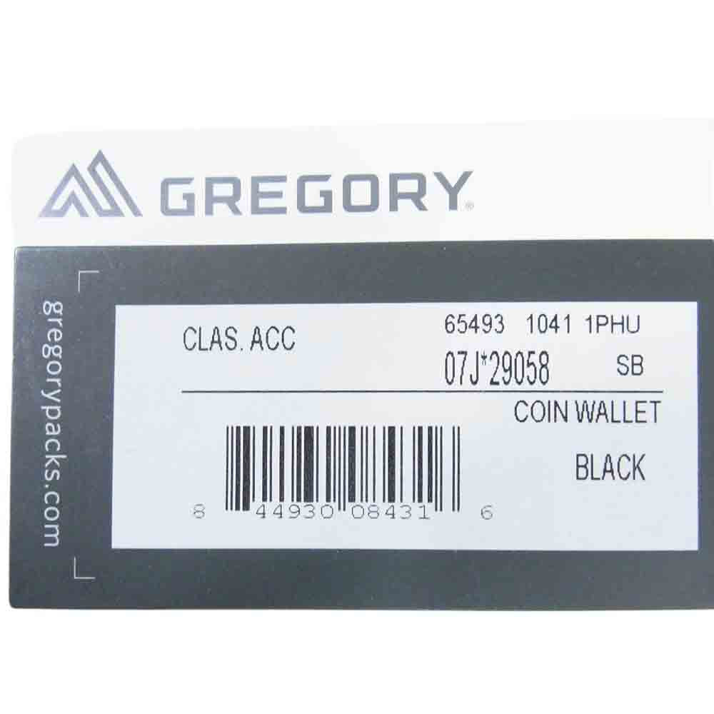 GREGORY グレゴリー 07J-29058 COIN WALLET 小銭入れ コインケース 財布 ブラック系【新古品】【未使用】【中古】