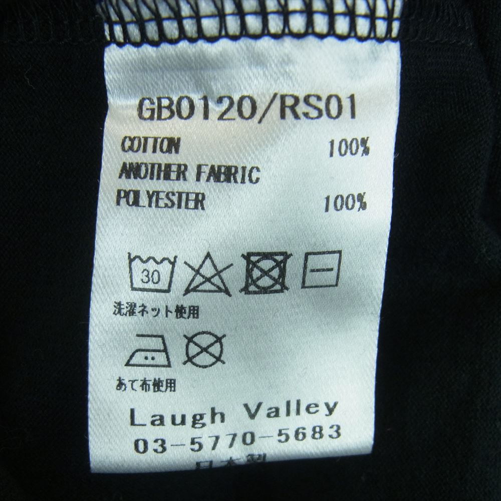 glamb グラム GB0120 RS01 The Rolling Stones ザ ローリングストーンズ リップ&タン プリント 半袖 Tシャツ ブラック系 2【中古】