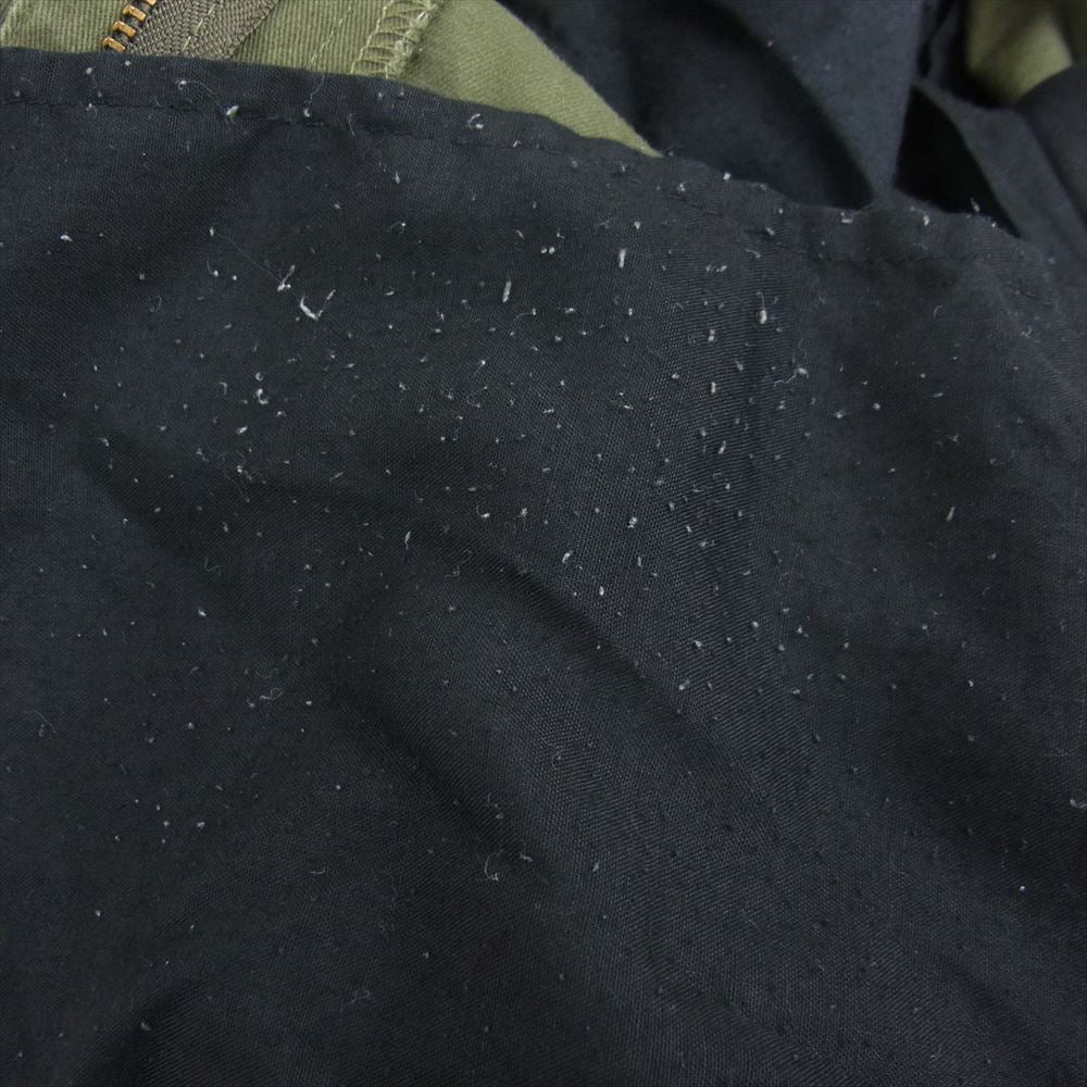 glamb グラム GB0219 P02 Simon semi overall シモン セミオーバーオール 裾リブ パンツ カーキ系 3【中古】