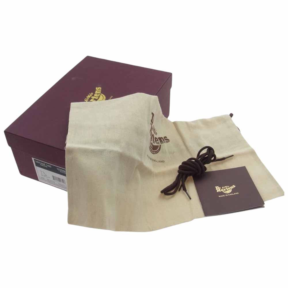 Dr.Martens ドクターマーチン 1460 イングランド製 英国製 8ホール ブーツ イエローステッチ CHERRY RED CHERRY RED UK10【極上美品】【中古】