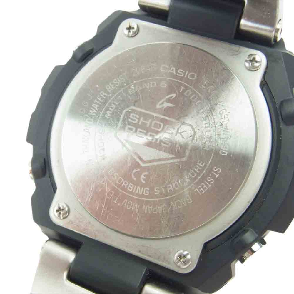 CASIO G-SHOCK カシオ ジーショック GST-W110D G－STEEL ソーラー電波 腕時計 ウォッチ シルバー系【中古】