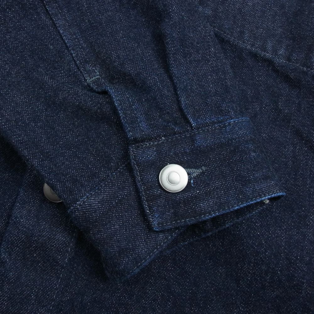 ゴールドウィン GL13704BP Brewed Protein デニム シャツ ジャケット インディゴブルー系 L【新古品】【未使用】【中古】