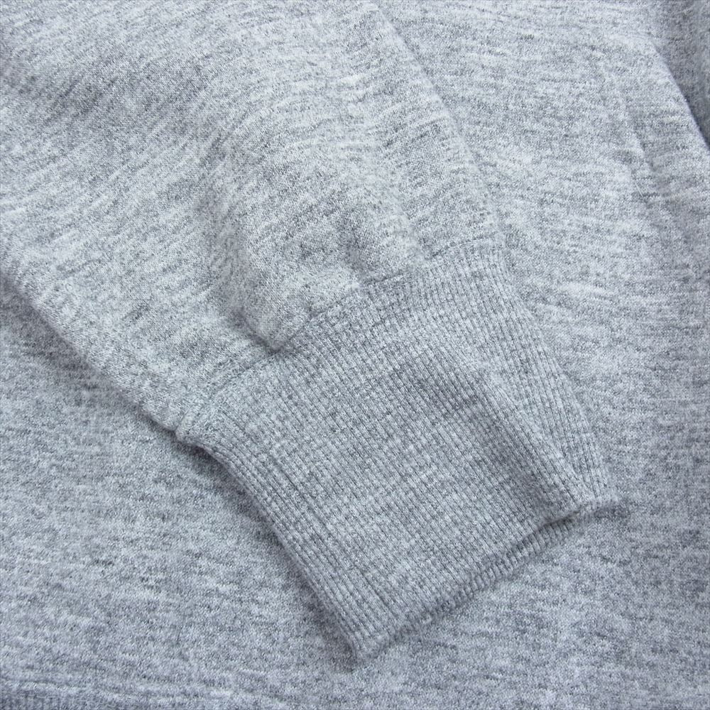 THE NORTH FACE ノースフェイス NT61835 SQUARE LOGO HOODIE スクウェア ロゴ フーディー プルオーバー パーカー グレー系 L【中古】