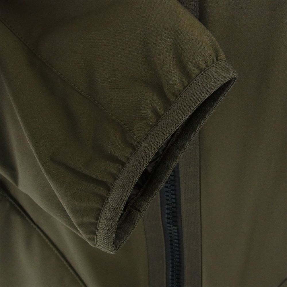 STONE ISLAND ストーンアイランド 23AW 791541127 NO COLLAR JACKET 中綿プリマロフト ノーカラー ジャケット カーキ系 L【極上美品】【中古】