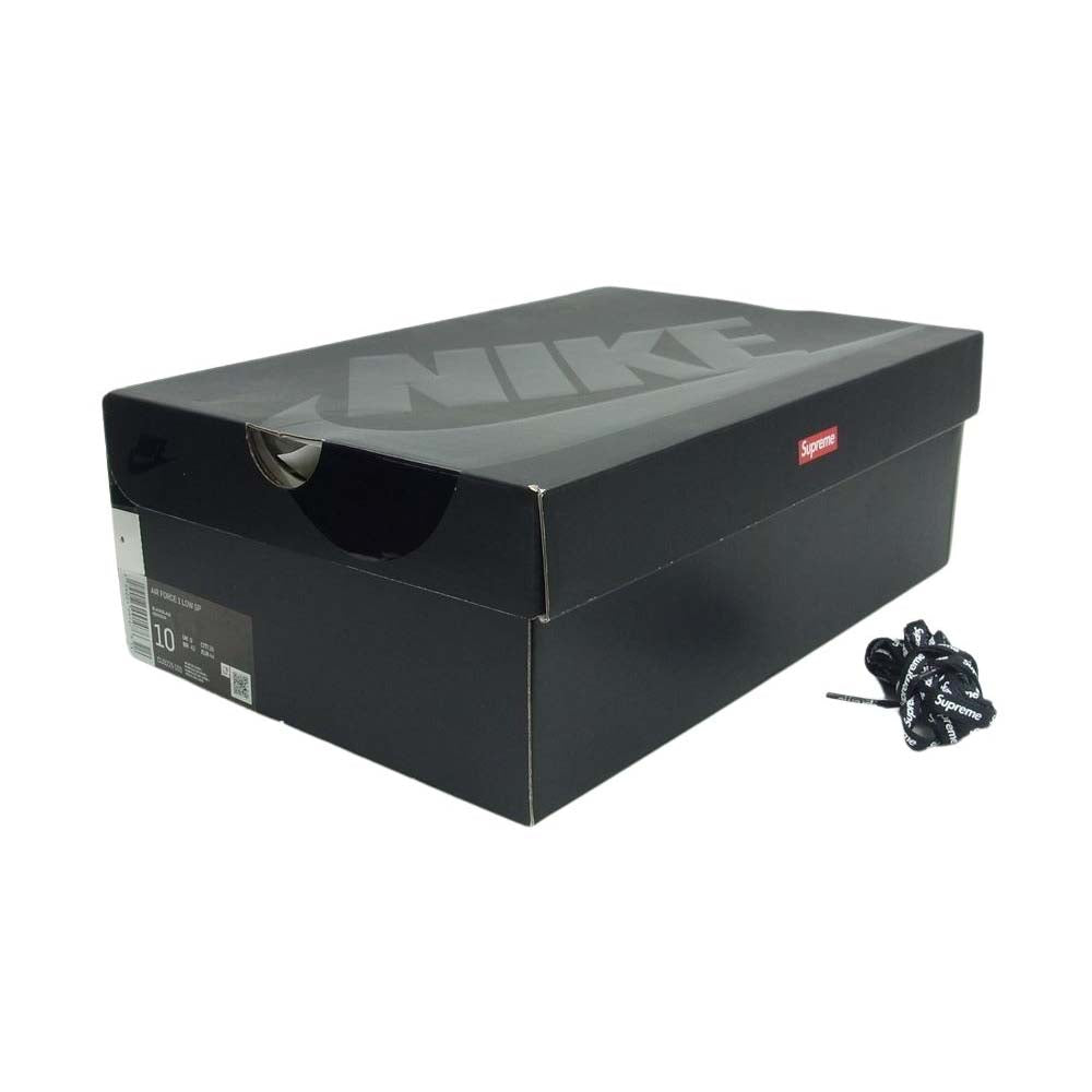 Supreme シュプリーム CU9225-001 NIKE AIR FORCE 1 LOW エアフォース1 ローカットスニーカー ブラック系 28cm【新古品】【未使用】【中古】