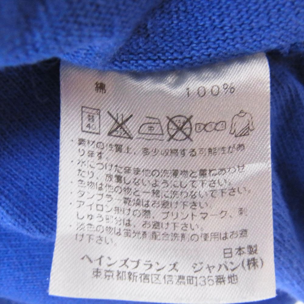 STANDARD CALIFORNIA スタンダードカリフォルニア × Champion チャンピオン FOOTBALL 67 ロゴ フットボール 半袖 Tシャツ ブルー系 M【中古】