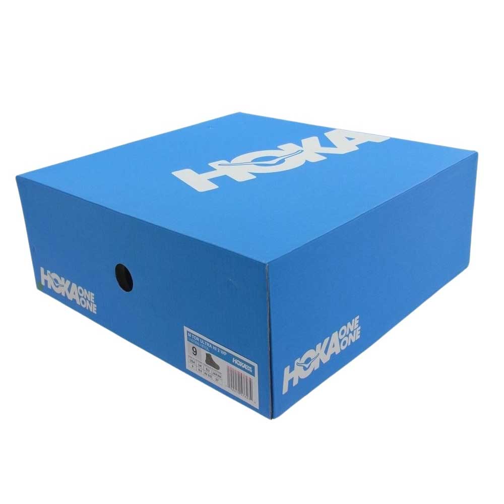 HOKA ONE ONE ホカ オネオネ 1107293 M TOR ULTRA HI 2 WP ウォータープルーフ トゥ ウルトラ ハイ カット ブーツ スニーカー カーキ系 USA 9【新古品】【未使用】【中古】
