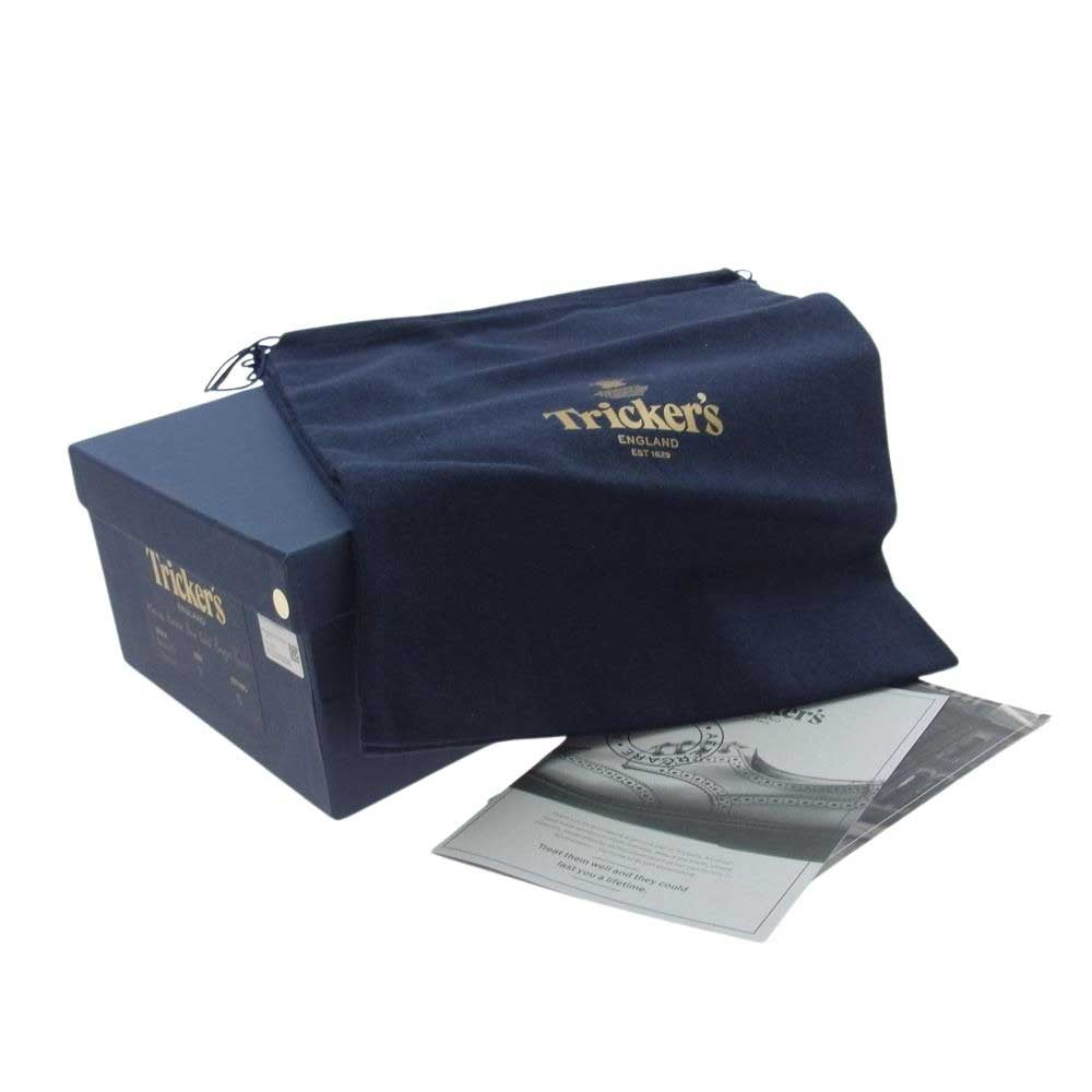 Tricker's トリッカーズ S63419 STOW DAINITE ストウ ダイナイトソール カントリーブーツ ブラック系 8S【極上美品】【中古】