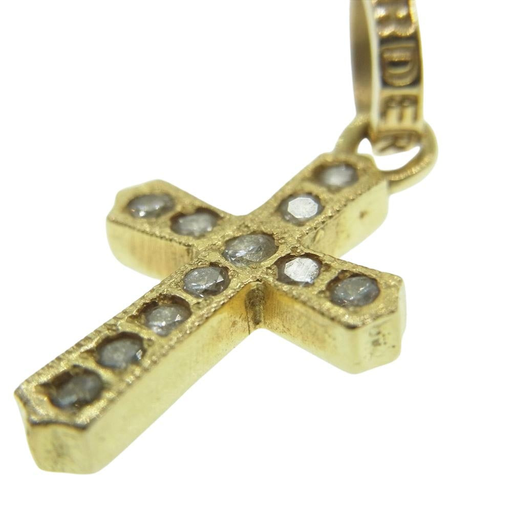 ROYAL ORDER ロイヤルオーダー 18K STARLET W/DIAMONDS 18K クロス ダイヤモンド ペンダントトップ ゴールド系【中古】
