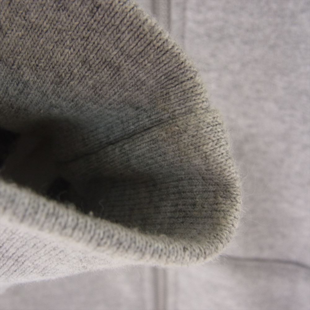Supreme シュプリーム 22AW Small Box Drawcord Zip Up Sweatshirt スモールボックスロゴ ドローコード ジップアップ スウェットシャツ パーカー フーディー グレー系 M【中古】