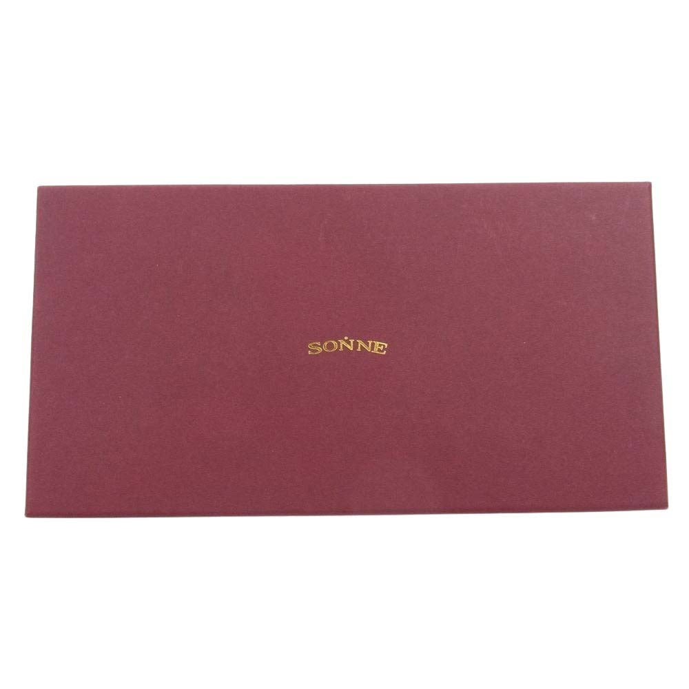 ゾンネ レザー 長財布 ブラウン系【中古】