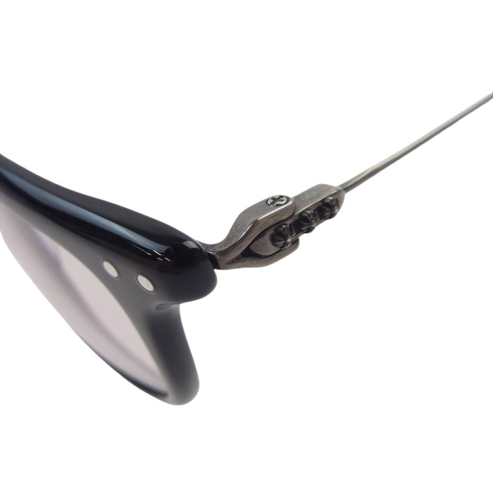 CHROME HEARTS クロムハーツ(原本無) GASH CHプラス メガネ ブラック系 50□20-142【中古】