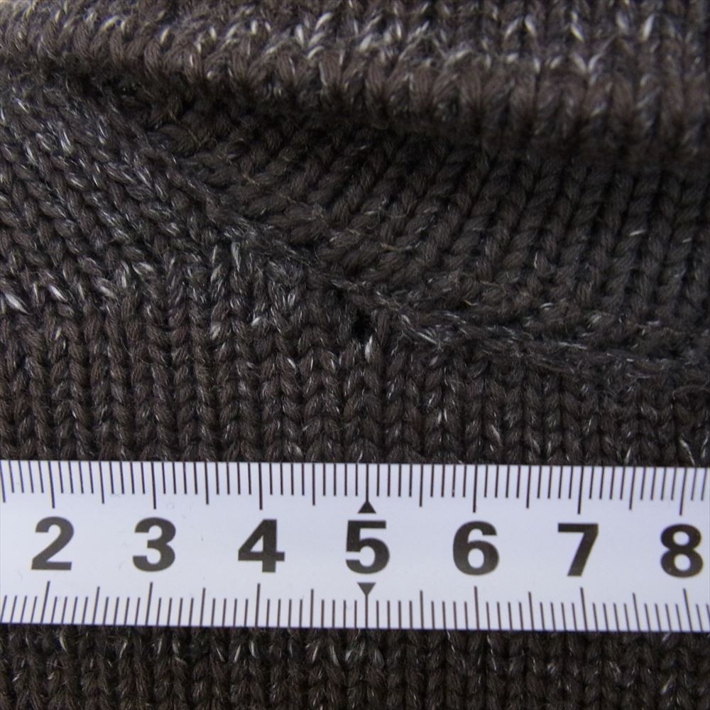 RRL ダブルアールエル ショールカラー コットンニット カーディガン グレー系 XS【中古】