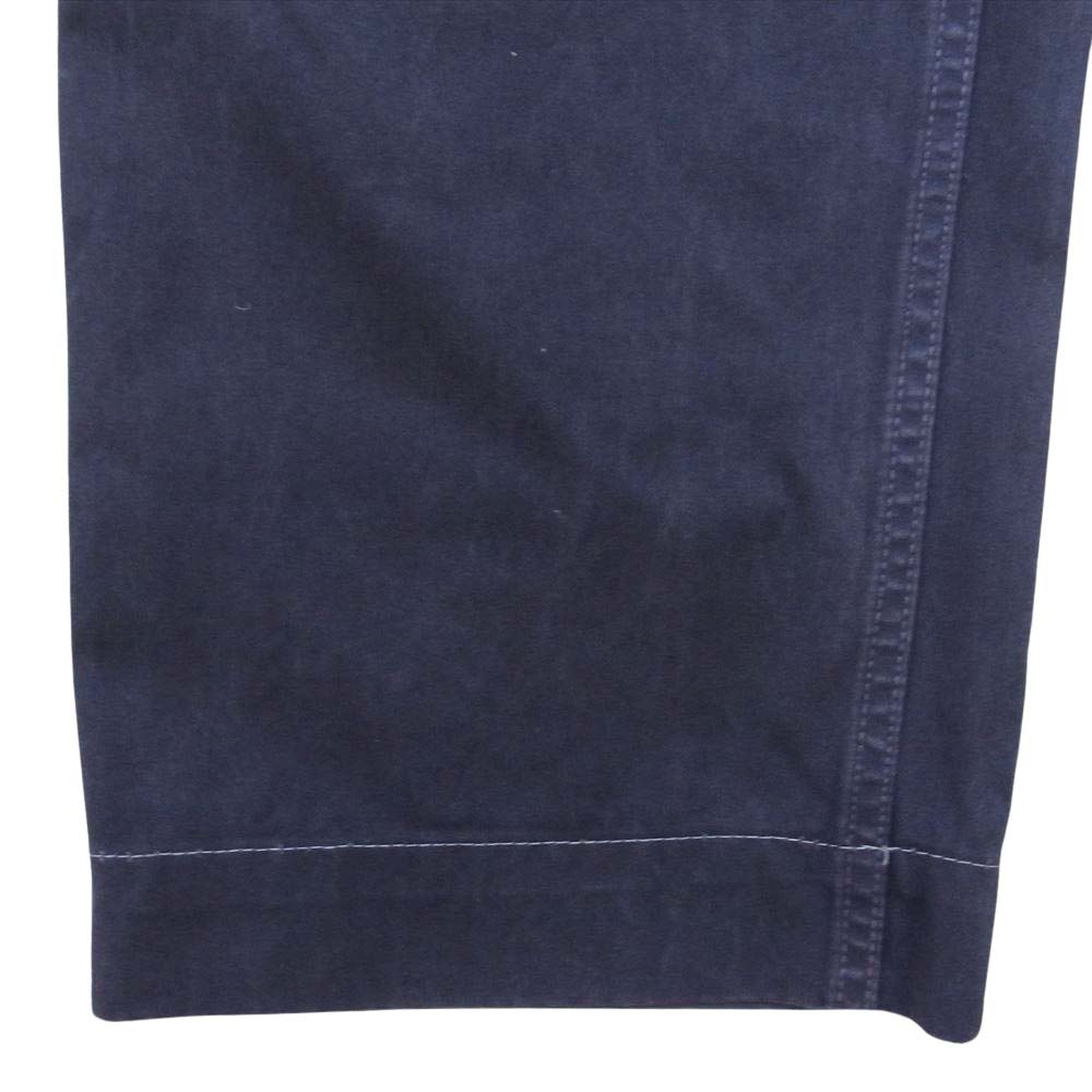 Nigel Cabourn ナイジェルケーボン 8020050506 MILITARY CHINO PANTS ブリティッシュアーミー ミリタリー フライボタン チノパンツ ネイビー系 34【中古】