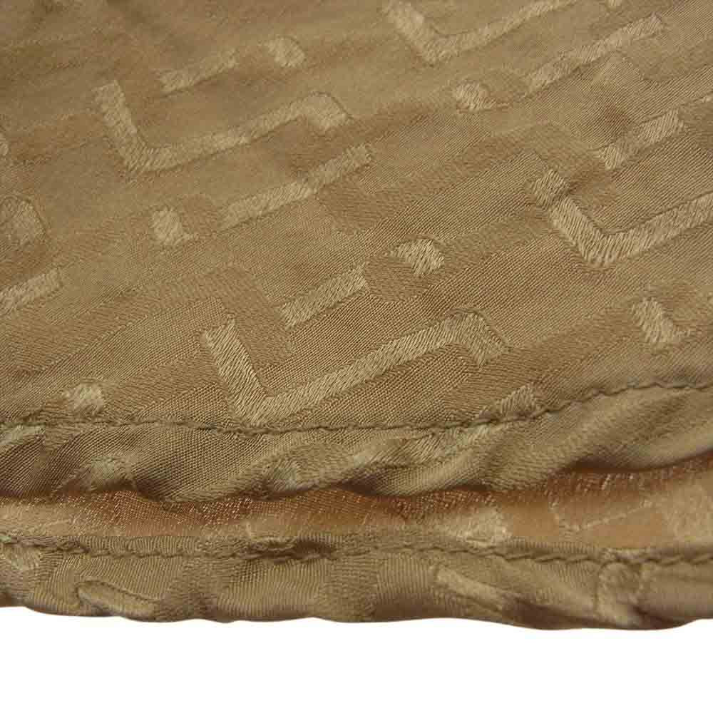 Supreme シュプリーム 22SS Tonal Monogram Silk トーナル モノグラム シルク 半袖シャツ ベージュ系 M【中古】