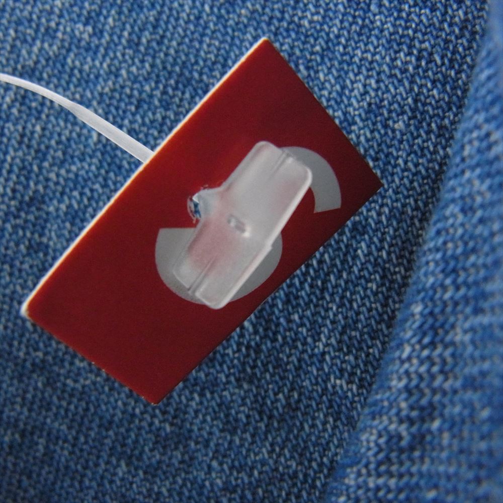 Supreme シュプリーム 19SS 2-Tone Denim S/S Shirt 2トーン デニム シャツ 半袖 インディゴブルー系 M【極上美品】【中古】