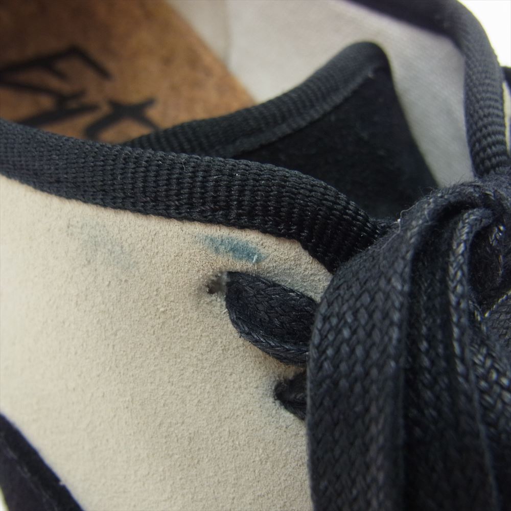 エイティーズ MOTHER SUEDE マザー スエード ローカット スニーカー ブラック系 オフホワイト系 EUR41 26.3cm【中古】