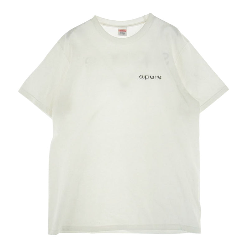 Supreme シュプリーム 23AW NYC Tee New York ニューヨーク ロゴ プリント 半袖 Tシャツ ホワイト系 L【中古】