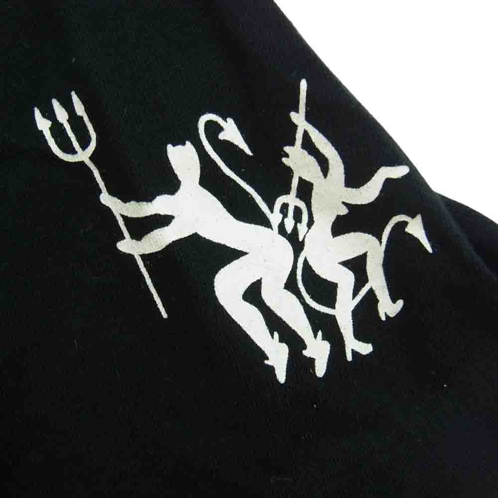 COOTIE クーティー GIVE ME HELL 半袖 クルーネック Tシャツ ブラック系 M【中古】