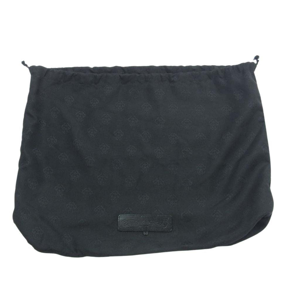 CHROME HEARTS クロムハーツ(原本無) BRIEFCASE ブリーフケース ガンスリンガー ストラップ レザー ブリーフバッグ ビジネスバッグ ブラック系【中古】
