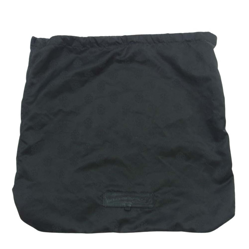 CHROME HEARTS クロムハーツ(原本無) BAG MAIL CEME CROSS セメタリークロスパッチ レザー ショルダーバッグ メールバッグ ブラック系【中古】
