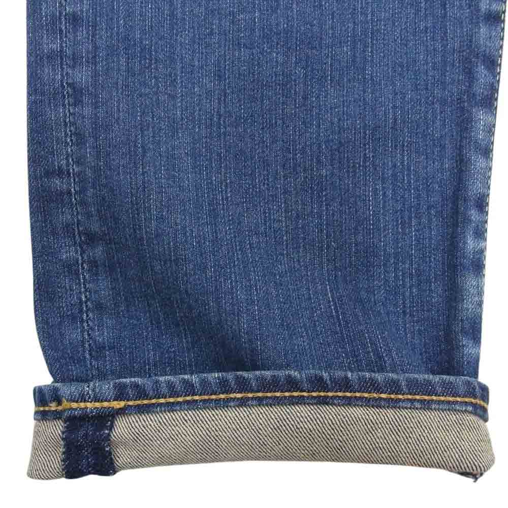 HYSTERIC GLAMOUR ヒステリックグラマー 0232AP05 LC加工 ガール 抜き染 デニム パンツ インディゴブルー系 34【中古】